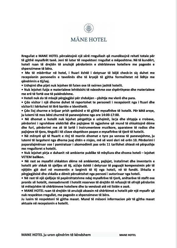 Hotel Mane Sarandë Albanië